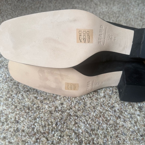 Staud Aimee Short Boots Black Suede size 41 - Picture 6 of 6